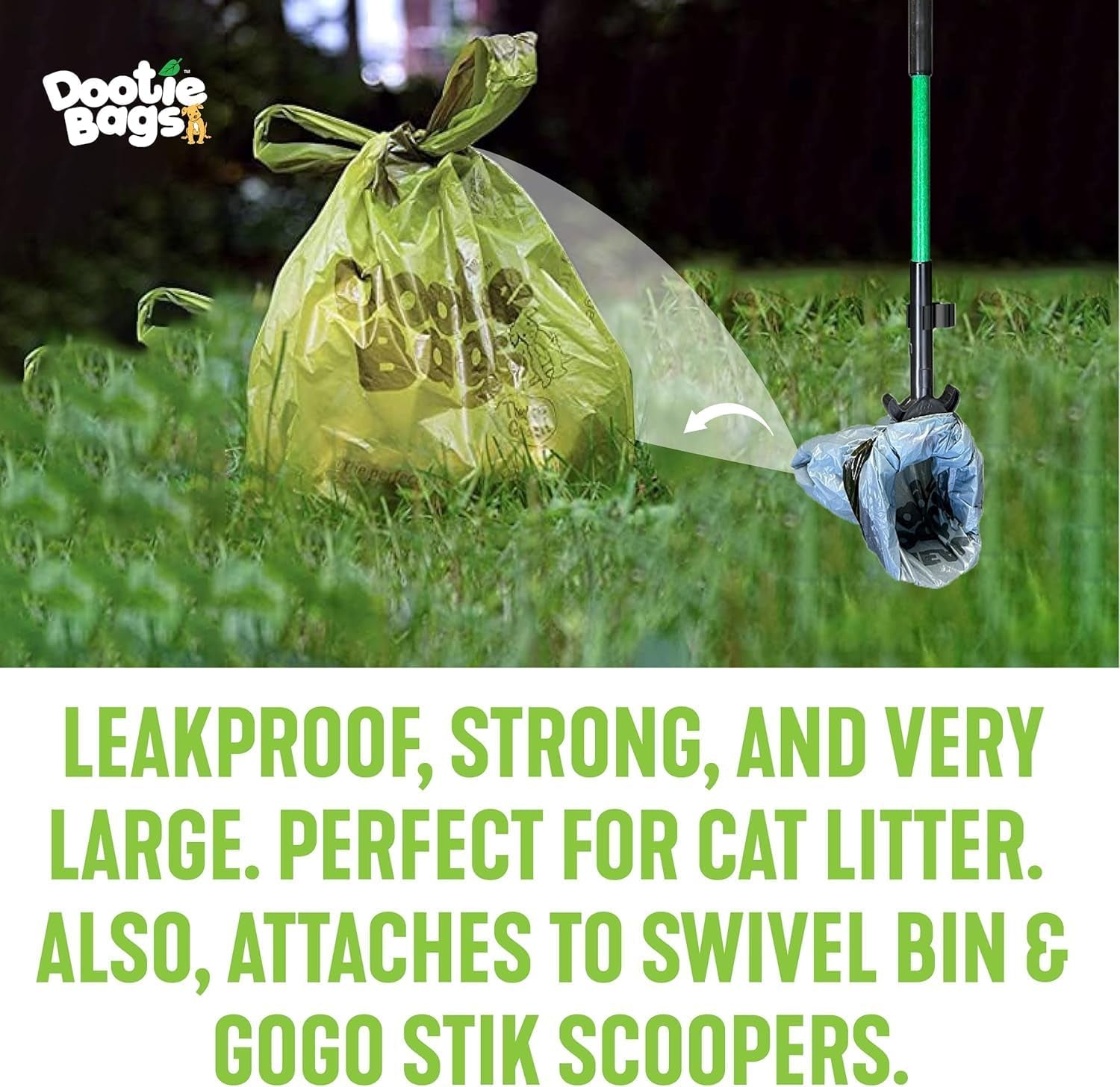 Dootie Bags, Quick and Easy, Rip Free, Leakproof!