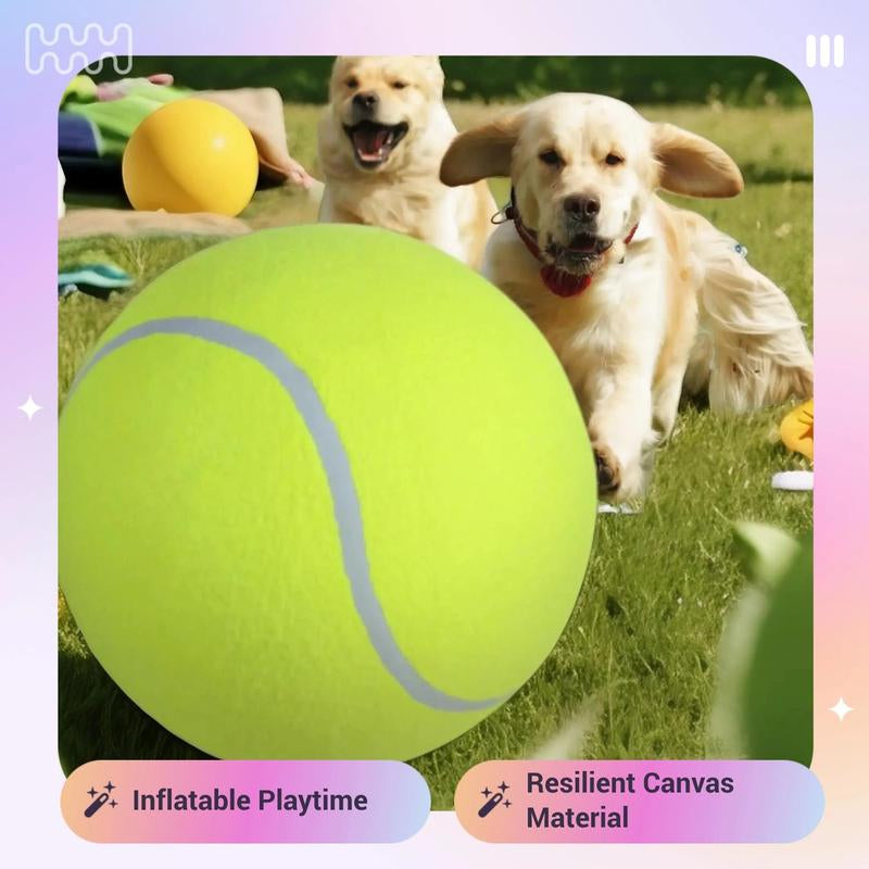 Giant Tennis Ball, Perfect for Big Dogs, and the Outdoors!
