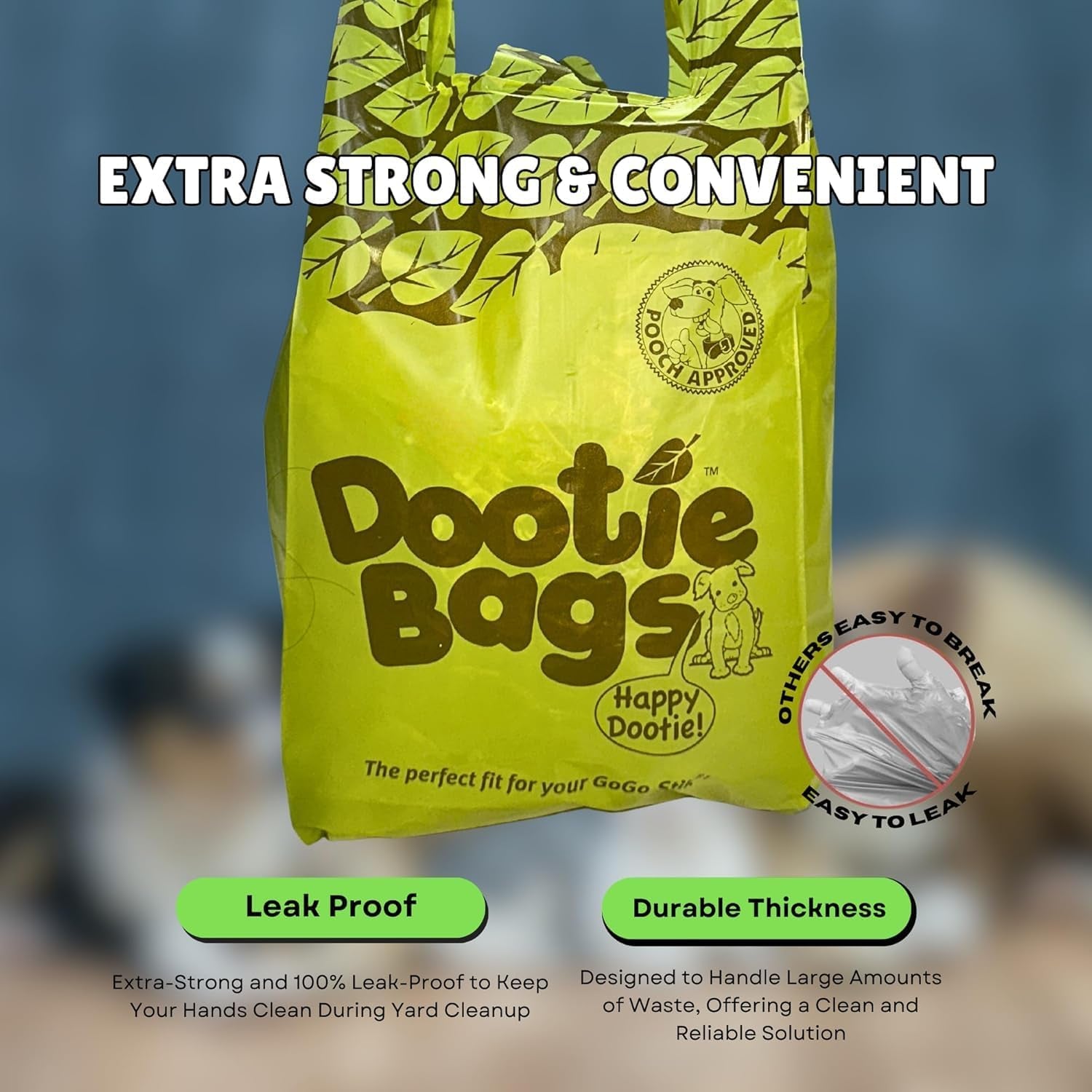 Dootie Bags, Quick and Easy, Rip Free, Leakproof!