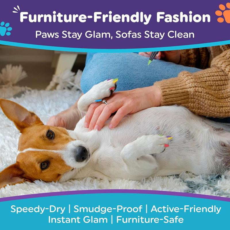 Doggy nail polish! Bring style to your dog, Fast Drying!