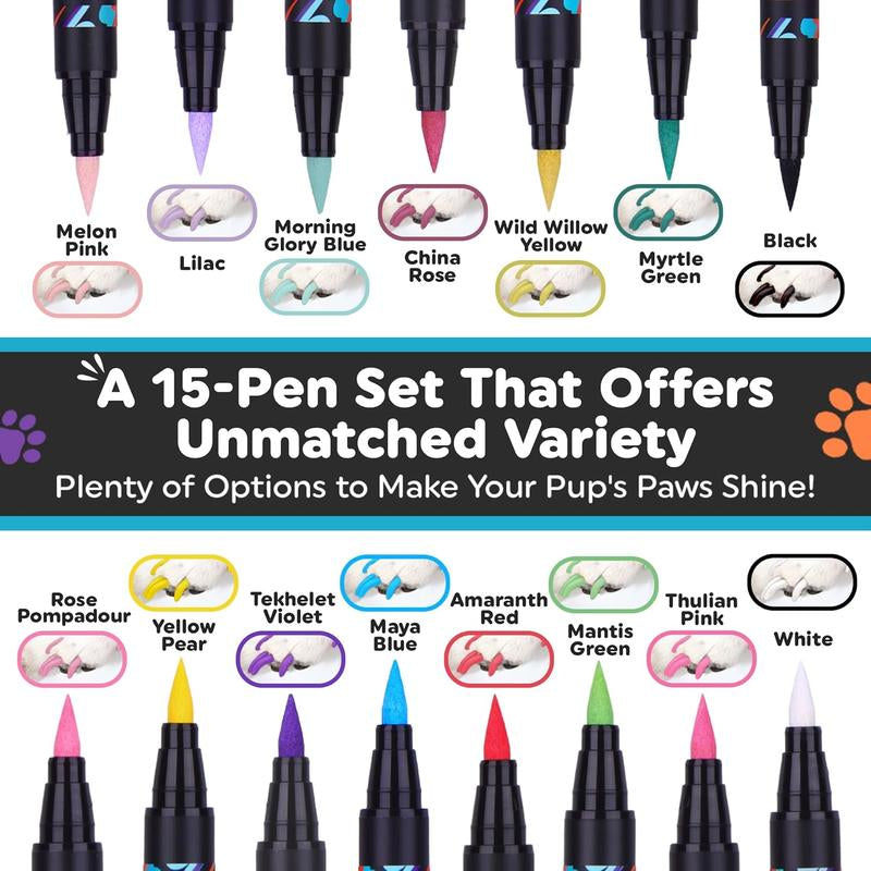 Doggy nail polish! Bring style to your dog, Fast Drying!