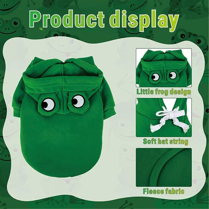 Adorable Frog Outfit, for Small Dogs and Cats!