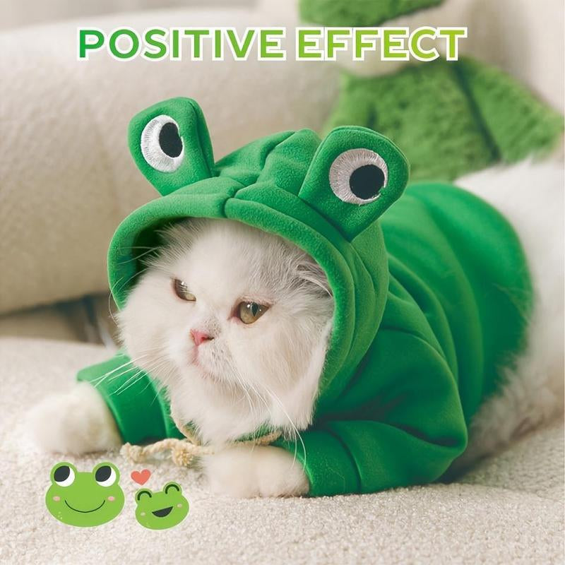 Adorable Frog Outfit, for Small Dogs and Cats!