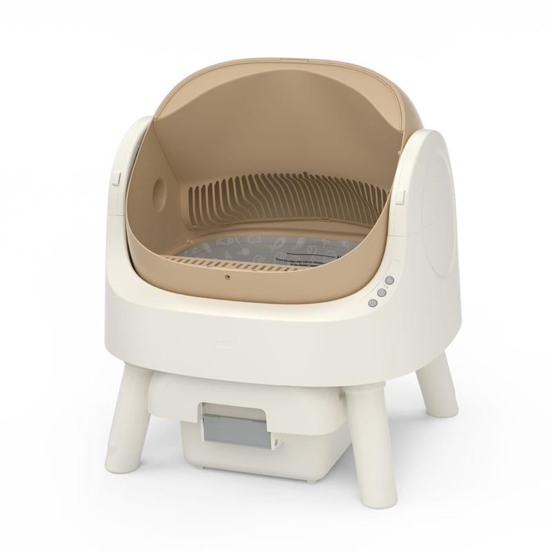 Auto Cleaning Cat Litter Box With Monitoring,  and Extremely Easy to Clean!