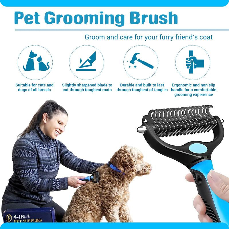 FIDEH’S 4-In-1 Pet Supplies-Reusable, removes hair, nails, and more!