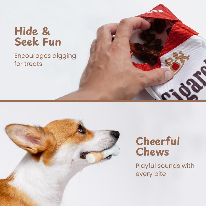 Nocciola 3 Pack funny Squeaky toy. Bring happiness to life!