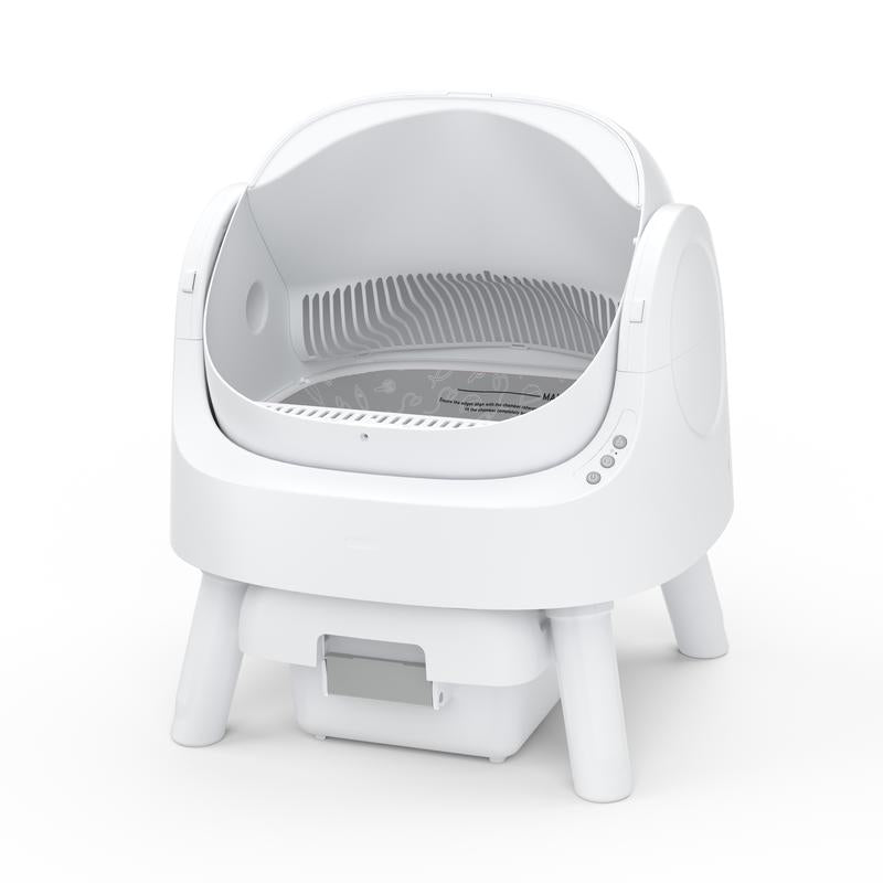 Auto Cleaning Cat Litter Box With Monitoring,  and Extremely Easy to Clean!
